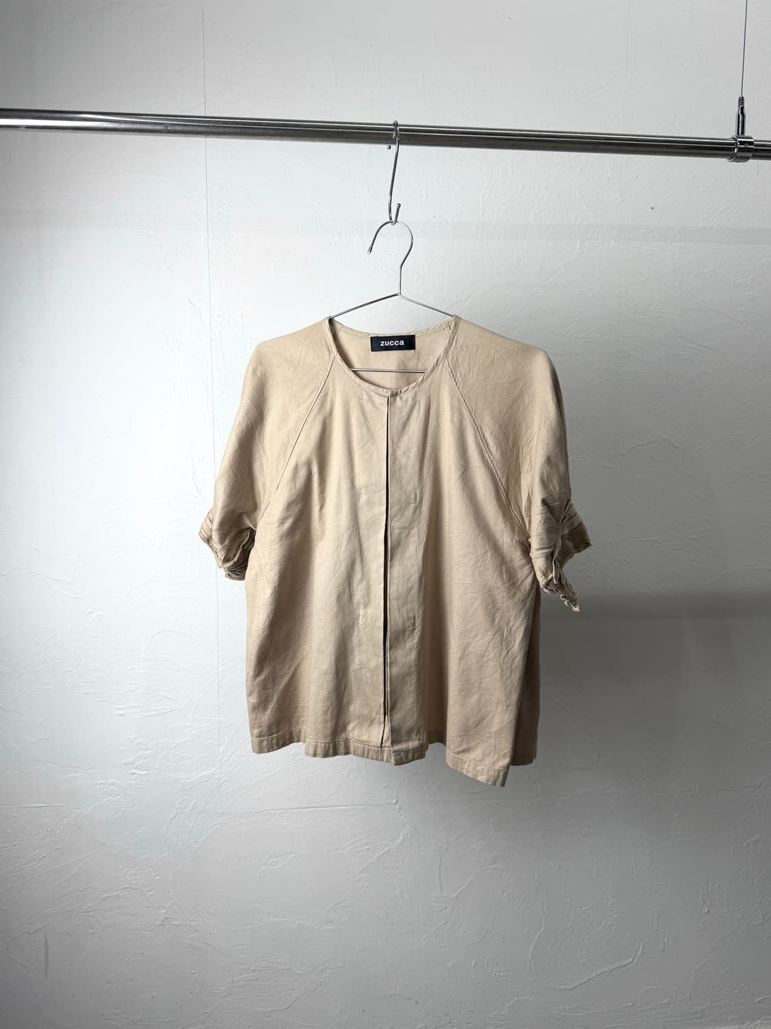 Zucca 러플 반팔 셔츠 상품이미지1