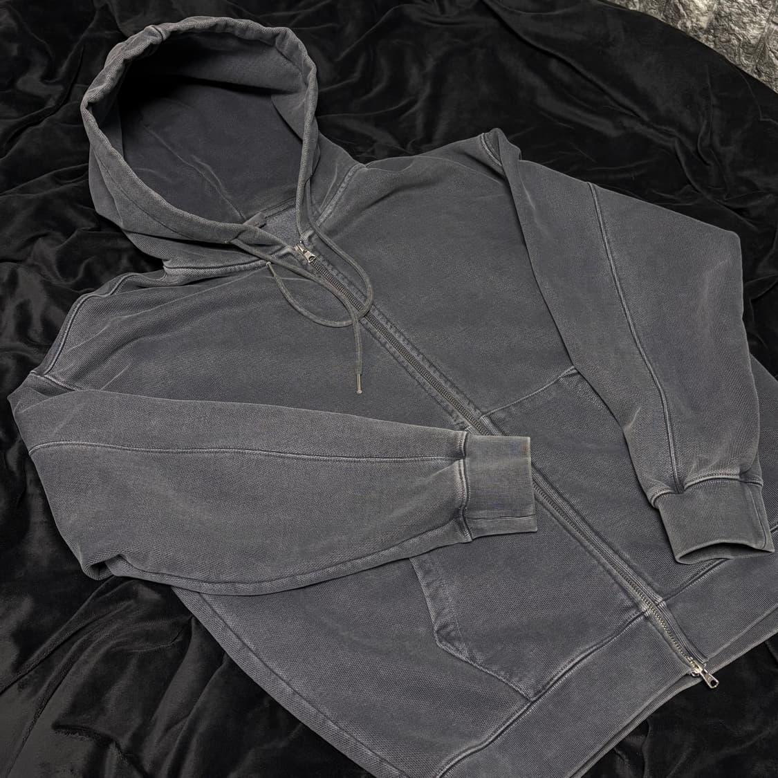 소버먼트 피그먼트 후드집업 상품이미지1