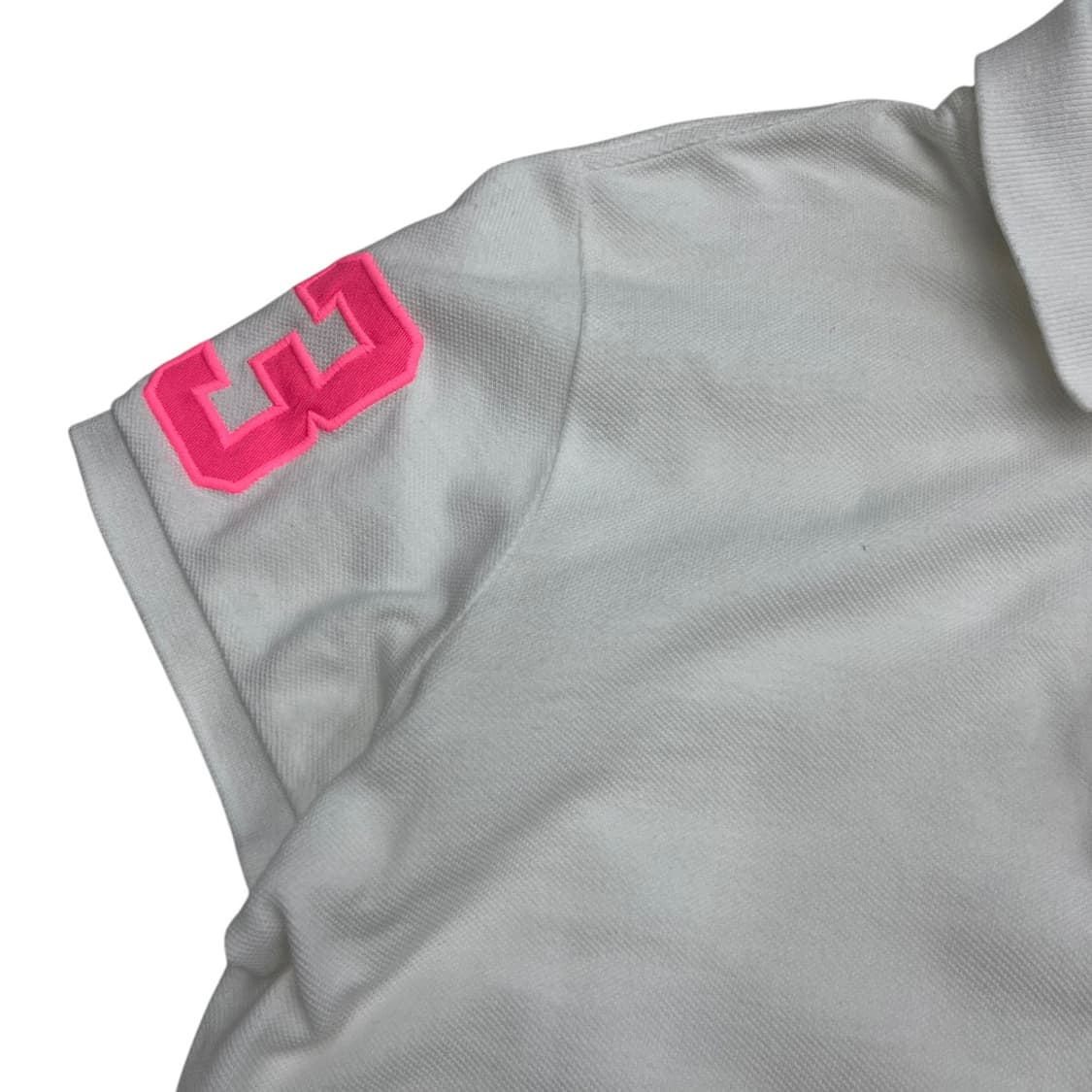 폴로 랄프로렌 핑크 빅포니 화이트 pk 반팔 M 상품이미지5