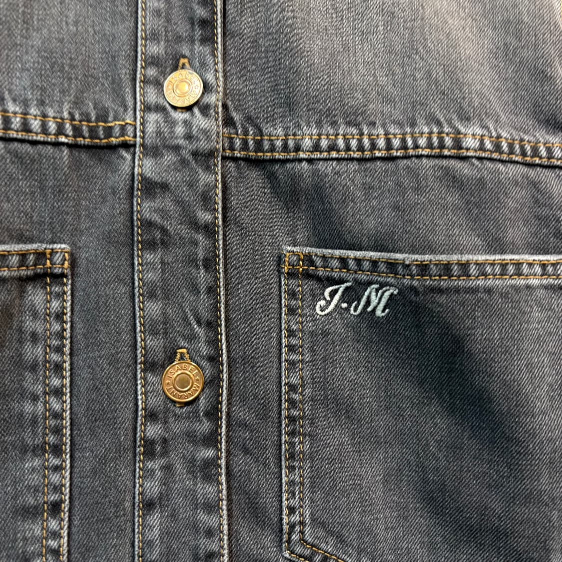 [36] ISABEL MARANT 이자벨 마랑 데님 쉐르파 자켓 상품이미지2