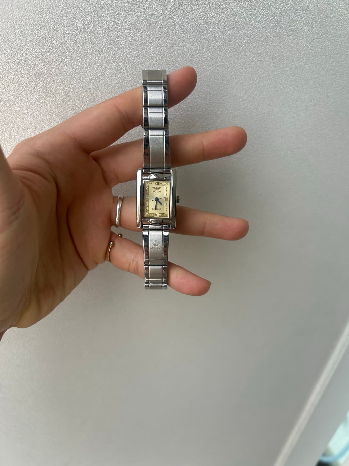 빈티지 조르지오 아르마니 메탈시계 상품이미지3