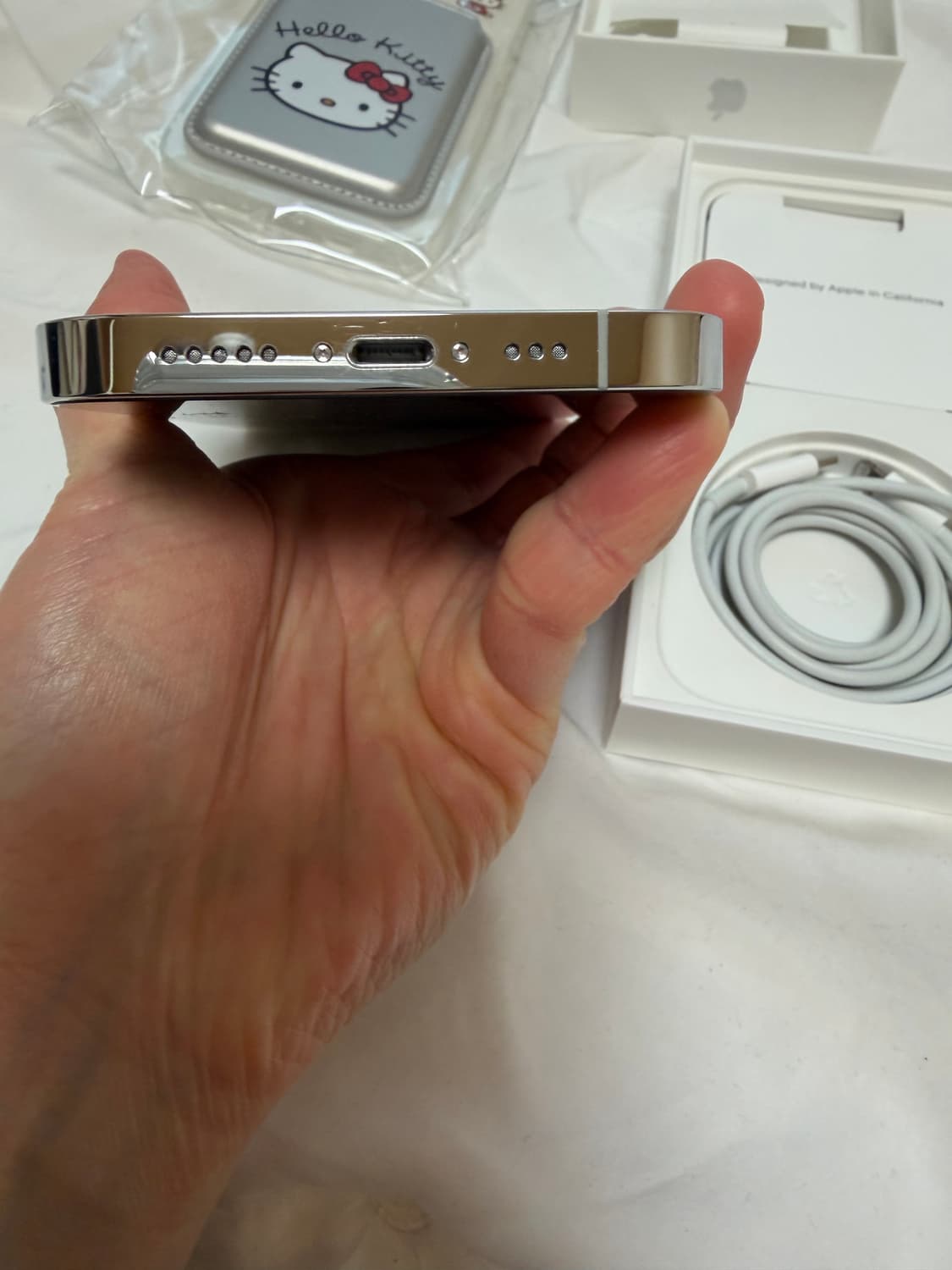 아이폰14프로 실버 128기가 상품이미지5