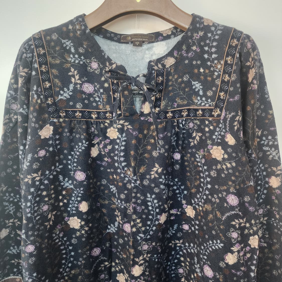 써스데이아일랜드 플라워 롱 원피스 상품이미지2