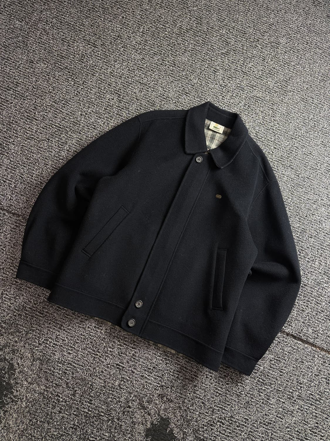 라코스테 아카이브 캐시미어 혼방 블루종 자켓 3255 상품이미지1