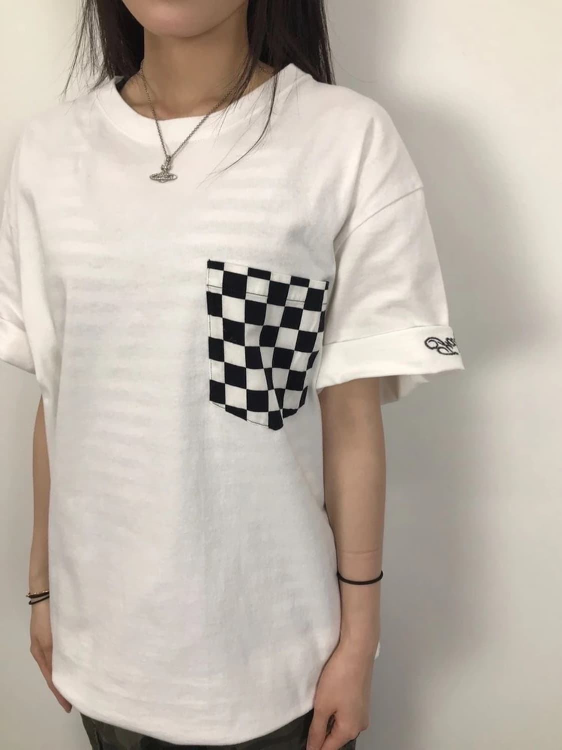 FAT Japan Checker Pocket Tee 상품이미지1