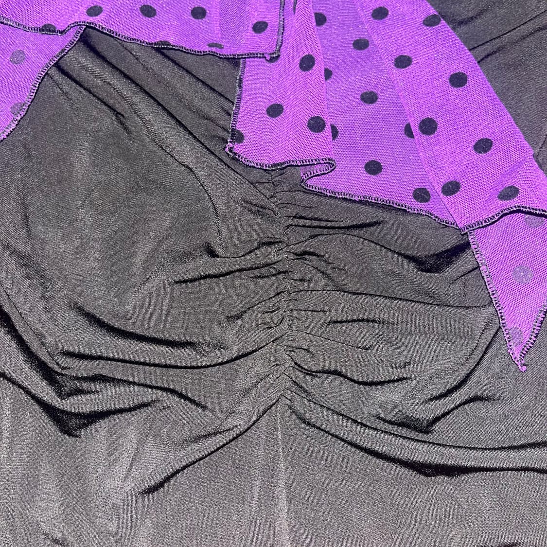 키치갸루 리본 도트 탑 상품이미지3