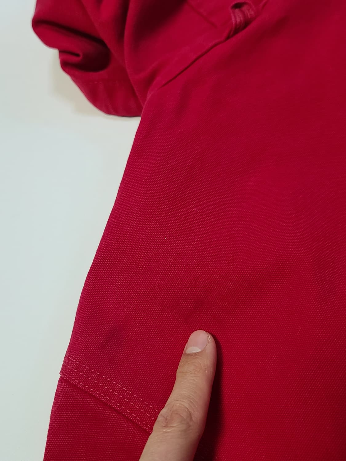 칼하트 레드 덕액티브 디트로이트 후드 자켓(실측M) 상품이미지3