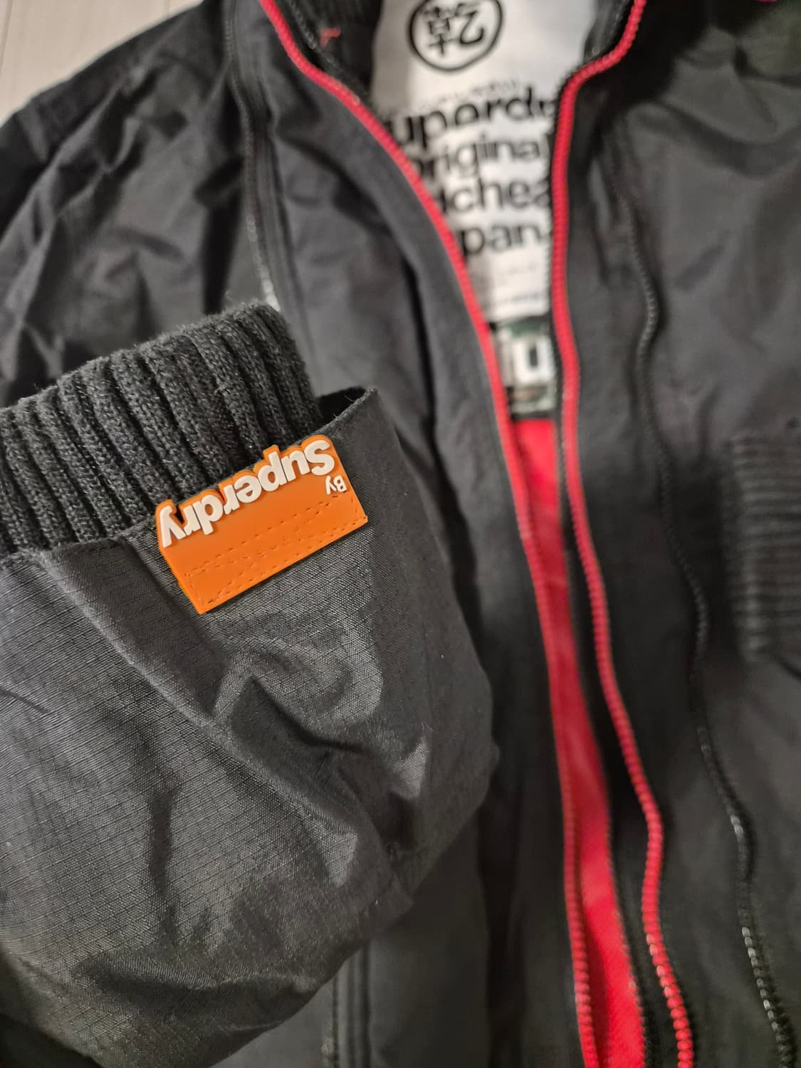 슈퍼드라이(Superdry) 트리플 지퍼 윈드치터 자켓 판매합니다 상품이미지2