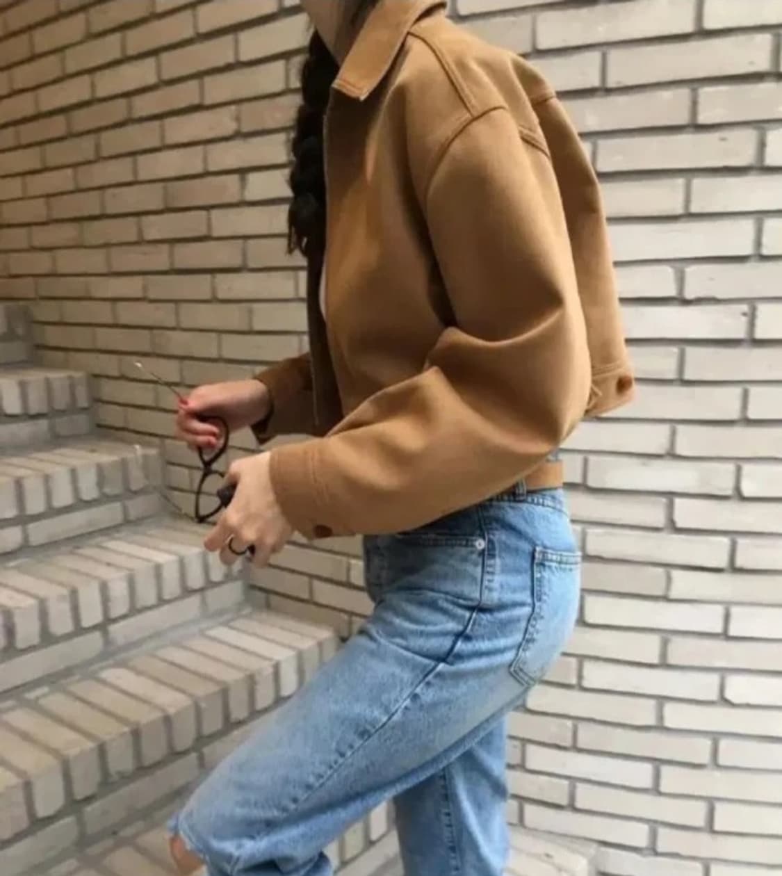 런던플랏 스웨이드 크롭 자켓 상품이미지3