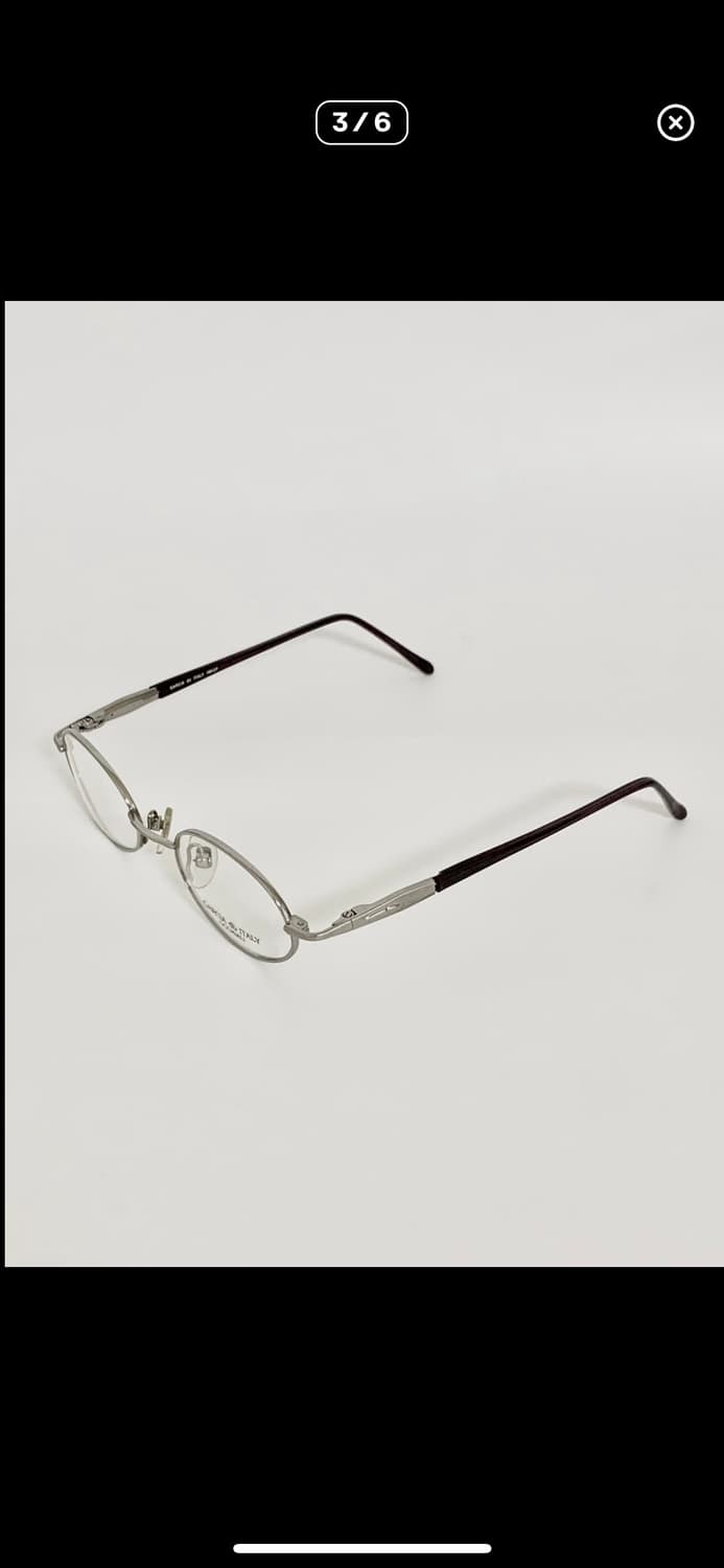 [픽키-148] GARCIA ITALY 오벌 실버 메탈 안경 상품이미지3