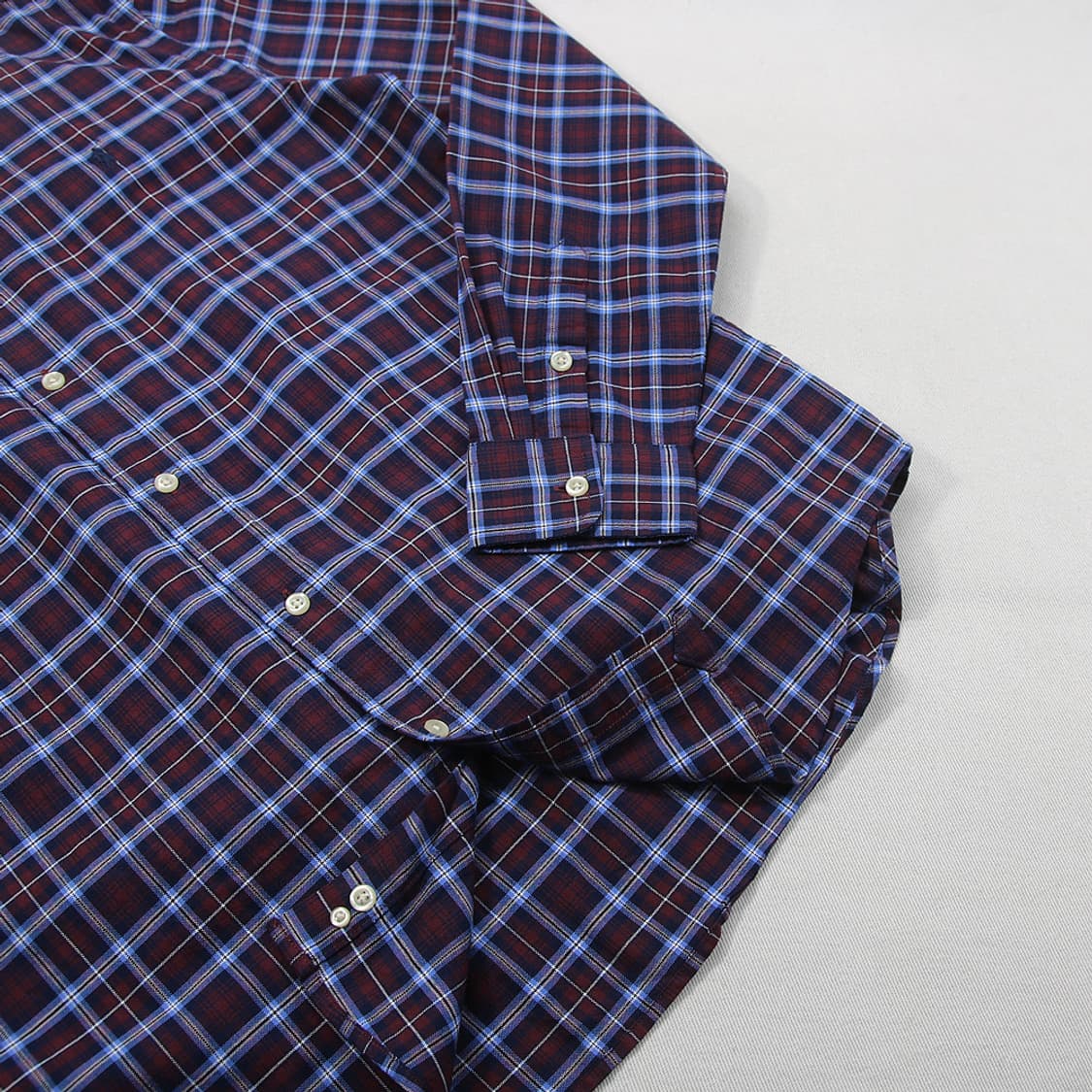 (착용컷) 폴로 랄프로렌 체크 셔츠 (95-100) 상품이미지9