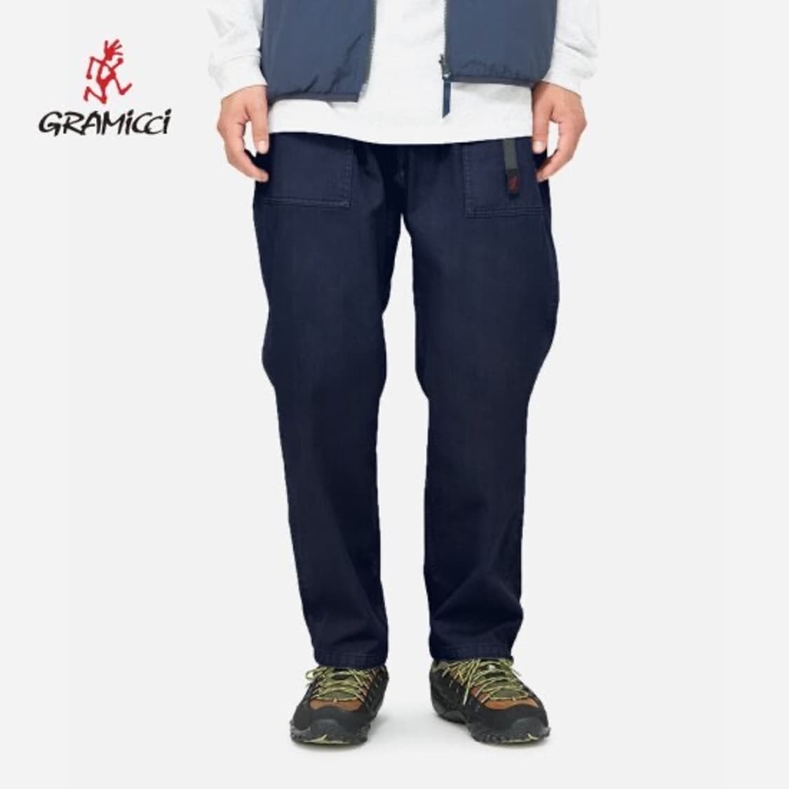 그라미치 루즈테이퍼드 릿지 팬츠 더블 네이비 XL 상품이미지2