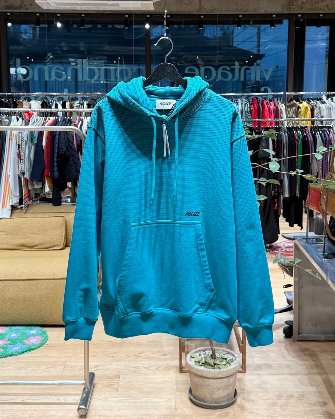 팔라스 그린 19SS 오버핏 트라이 페이드 스웻 후디  상품이미지1