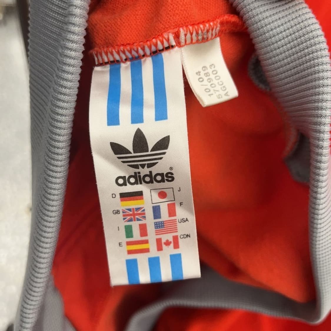 아디다스 베켄바우어 스칼렛 그레이 트랙탑 져지 자켓 110 C06446 상품이미지6