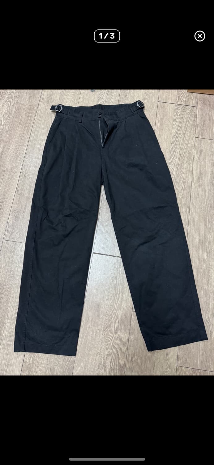 25Fw 어나더오피스 산티아고 치노 팬츠 블랙 (급처) 상품이미지1