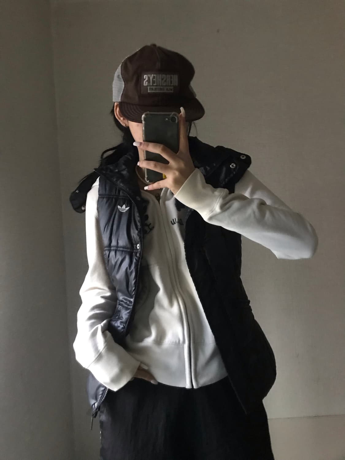 아디다스 블랙 패딩조끼 상품이미지1