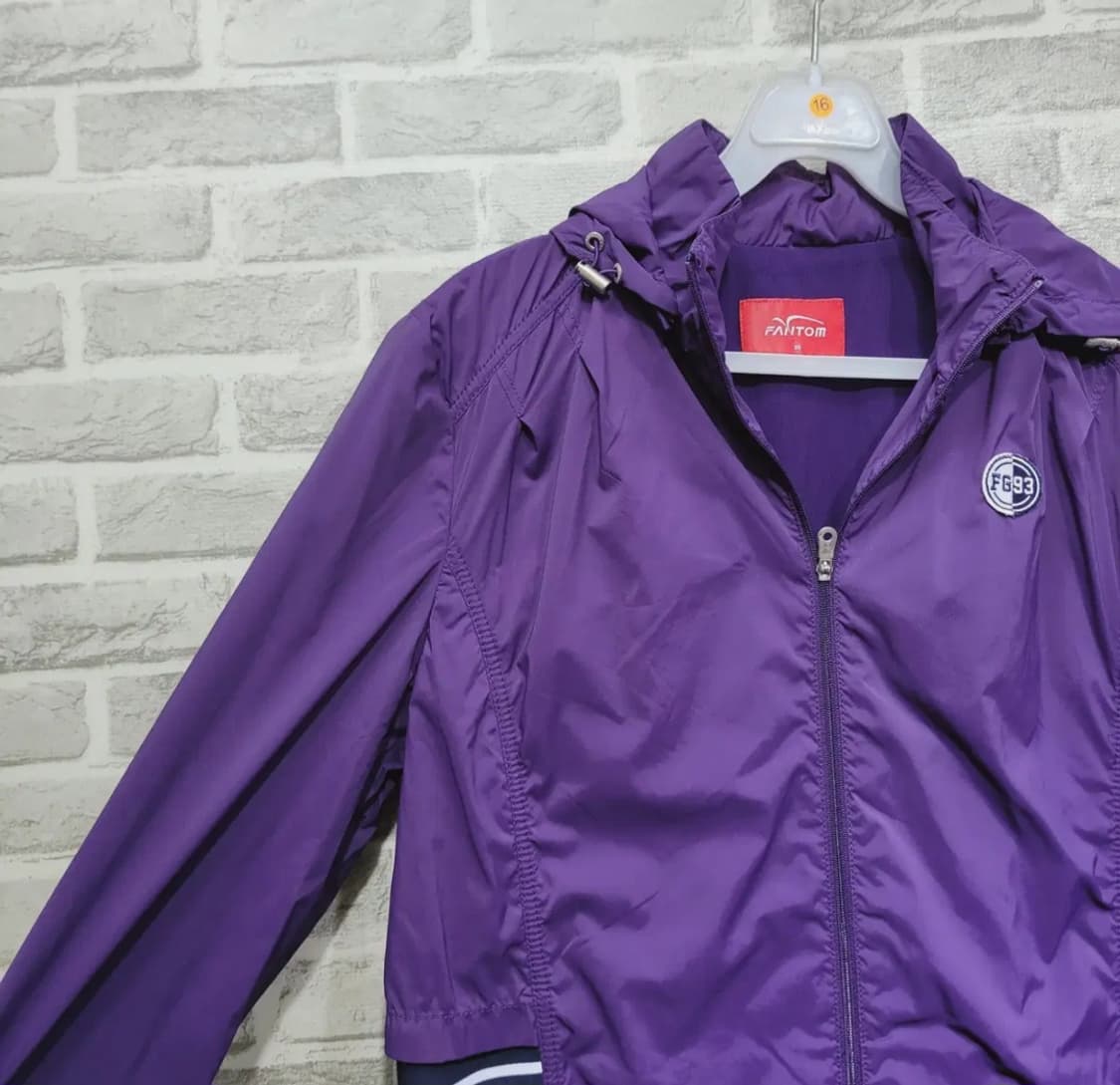 👠여성66사이즈👠Fantom 바람막이 보라색(봄~초여름용) 상품이미지3