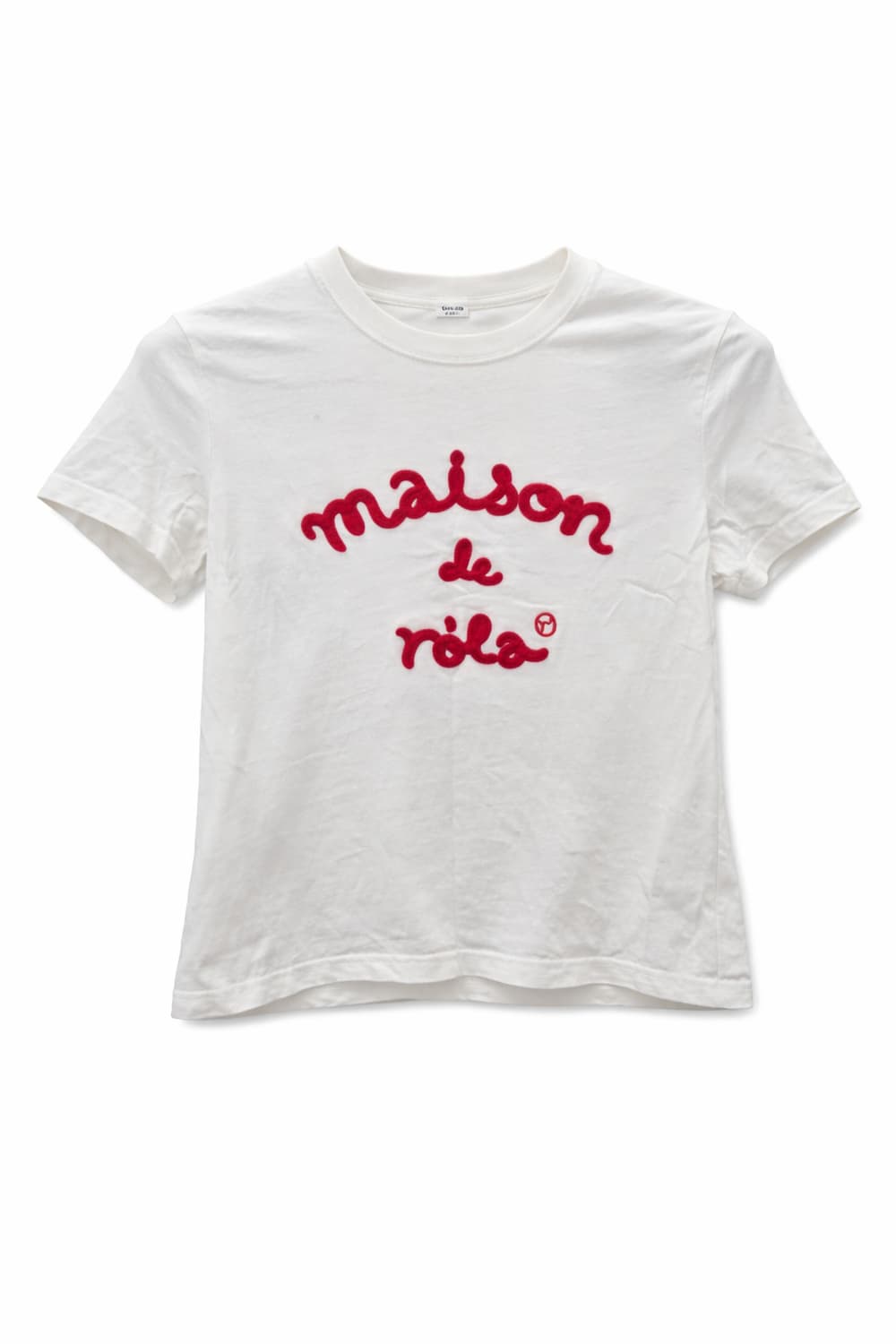 롤라롤라 메종드 로라 화이트 반팔티 XS 상품이미지1