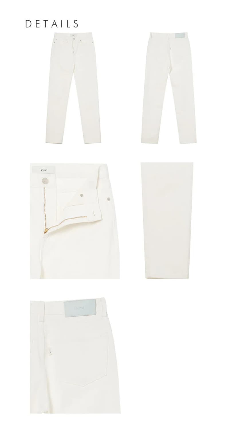 던스트 에센셜 스트레이트 진 데님 오프화이트 s 상품이미지2