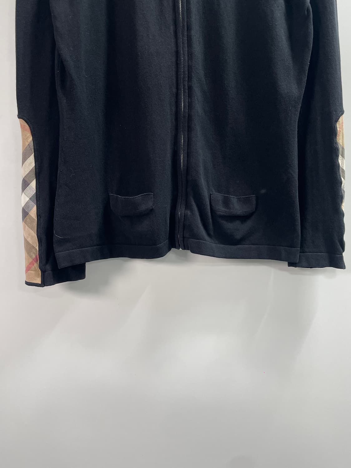 버버리 노바체크 니트집업 (on.262) 상품이미지5