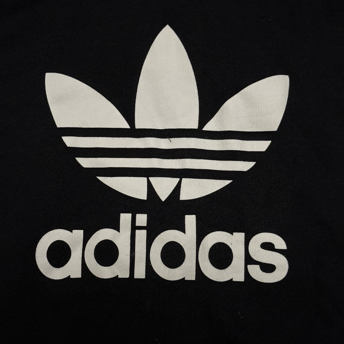 아디다스 블랙 트레포일 후드티 s 상품이미지4
