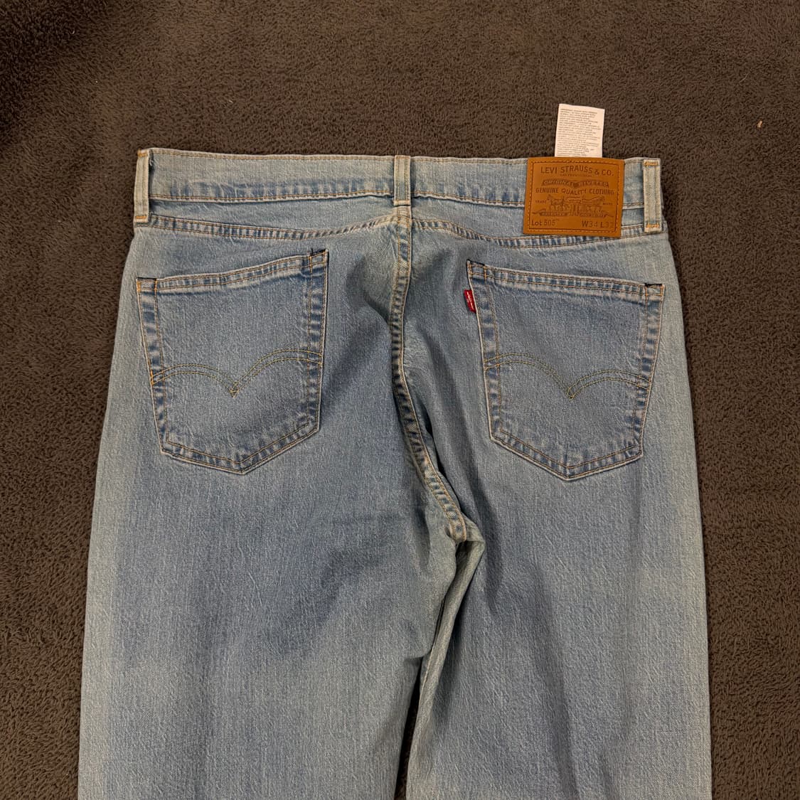 [ 정품/34X32 ] 리바이스 505 데님 청바지 상품이미지1