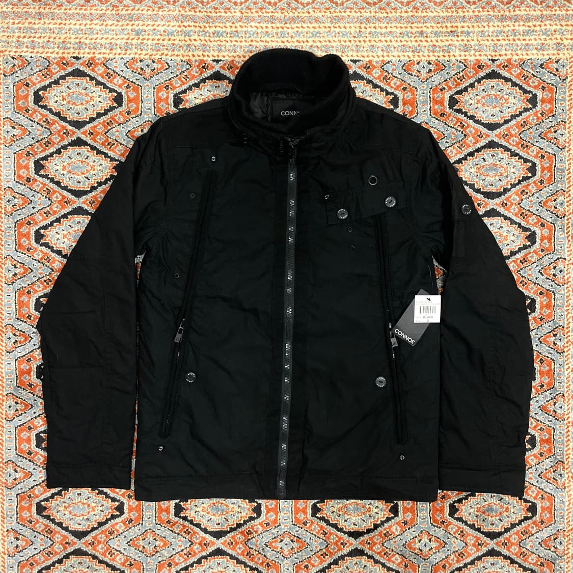 새상품 호주/ 콘너 블랙 밀리터리 야상 자켓 남성S 상품이미지1