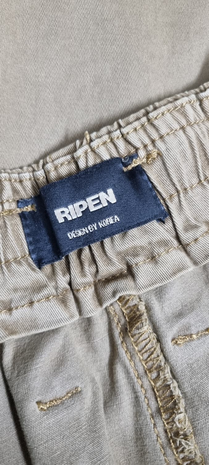 RIPEN 피그먼트 하프 밴딩 와이드 팬츠 L _ 남성 상품이미지9