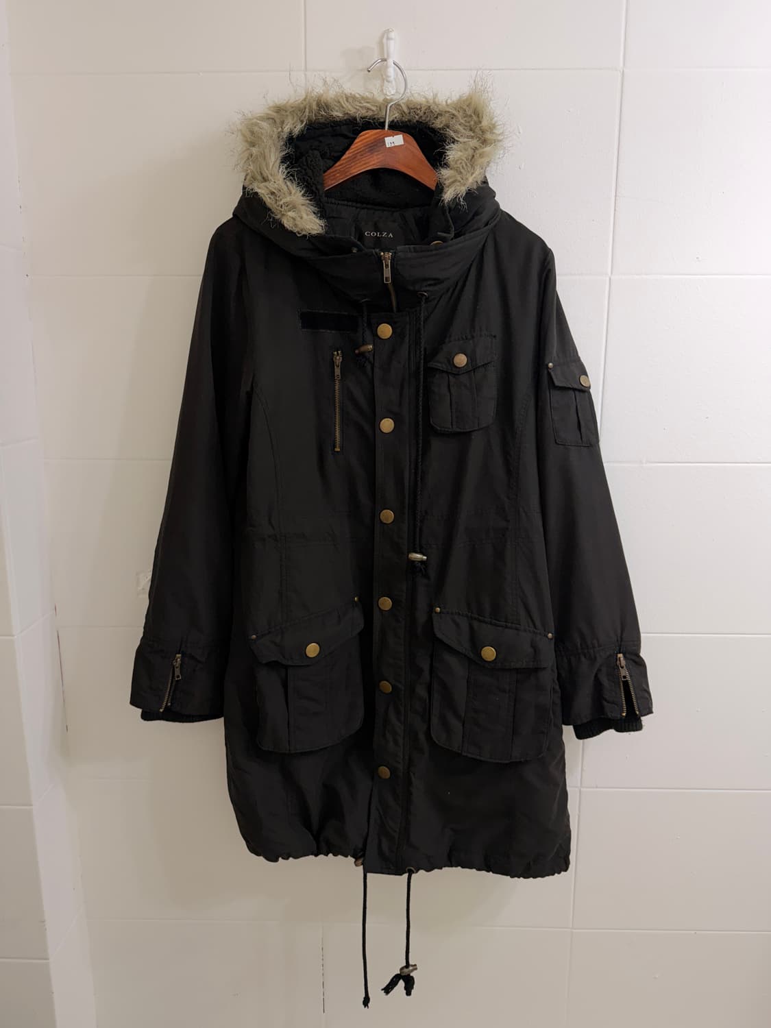 빈티지 카키 데일리 그런지 모리 코디 세트 상품이미지4