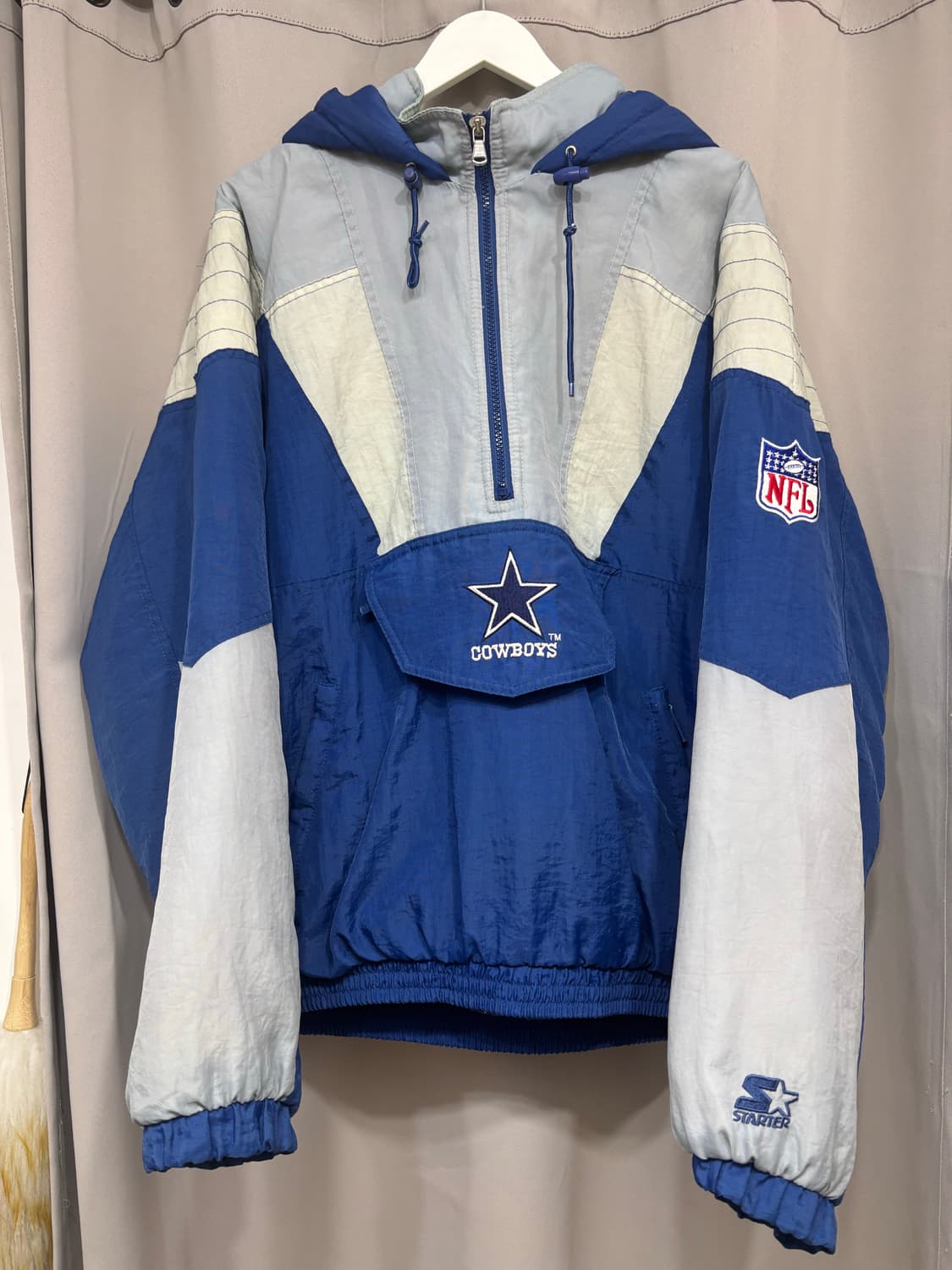 스타터 올드스쿨 NFL 카우보이스 아노락 점퍼 L 상품이미지2