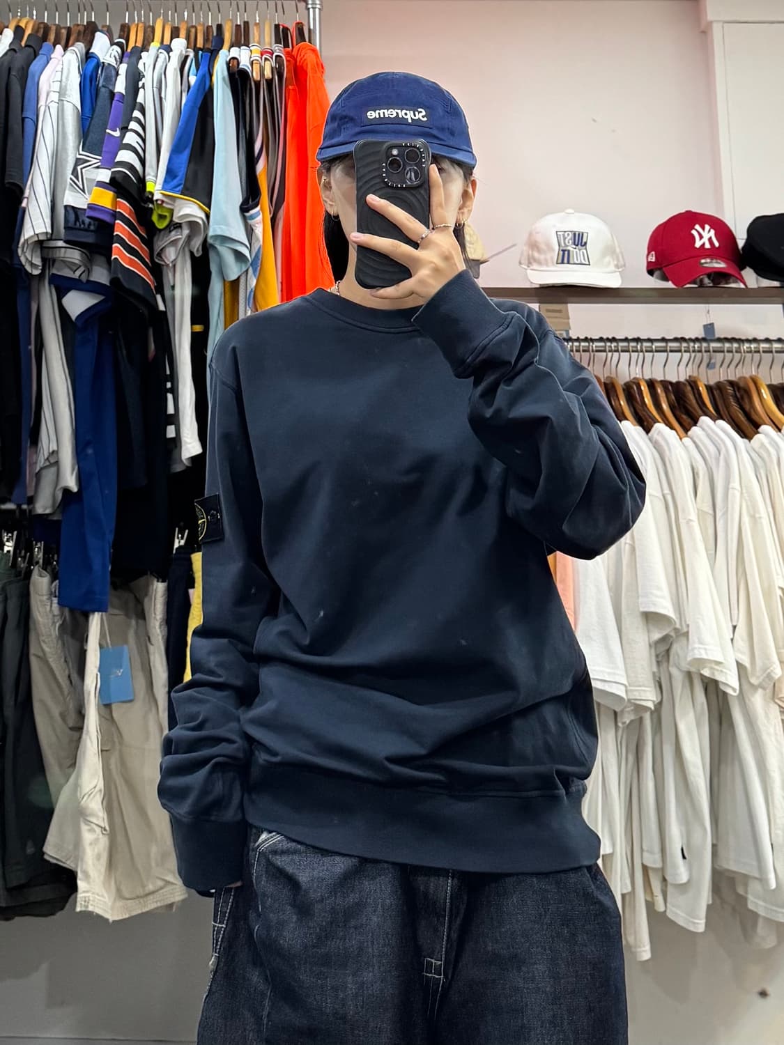 스톤아일랜드 나침반 패치 크루넥 상품이미지5