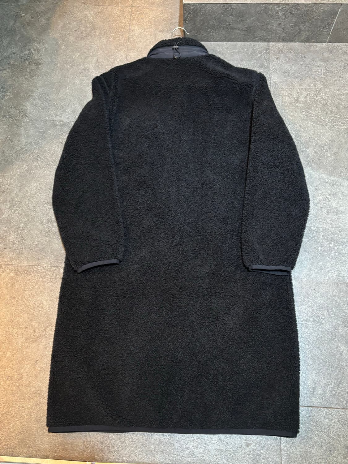 디스커버리 롱 후리스 뽀글이 자켓 블랙 100사이즈 상품이미지3