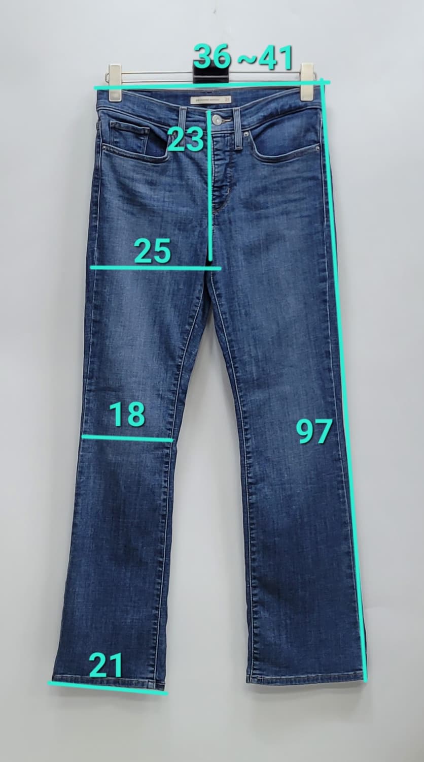 LEVI'S 20SS 리바이스 315 쉐이핑 부즈컷 데님 청바지/여 27 상품이미지9