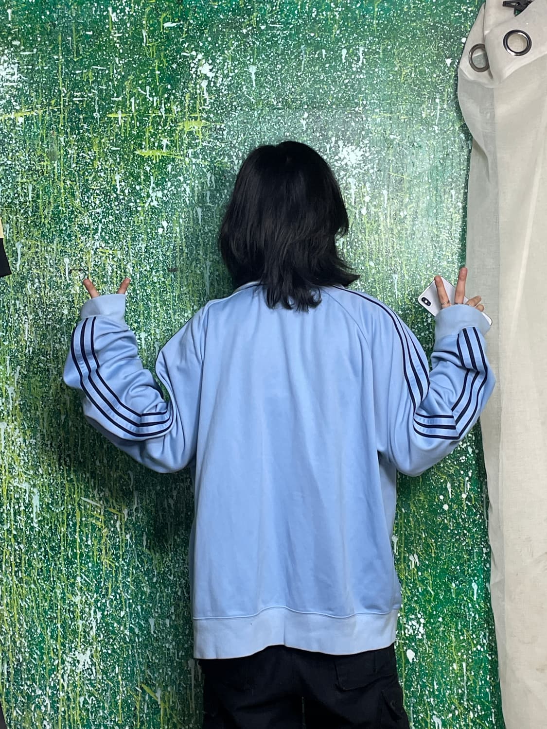 극희귀 90s 폴로 스포츠 스카이블루 하늘색 져지 2XL 상품이미지4