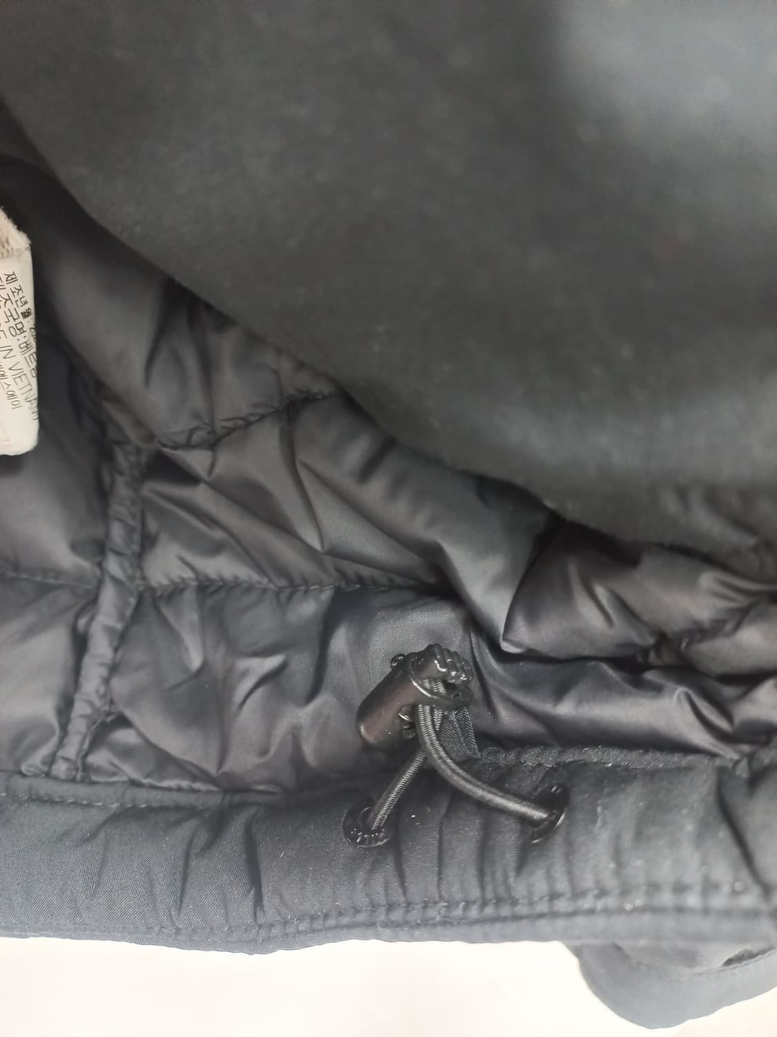 밀레 경량 패딩 남105 블랙 상품이미지8