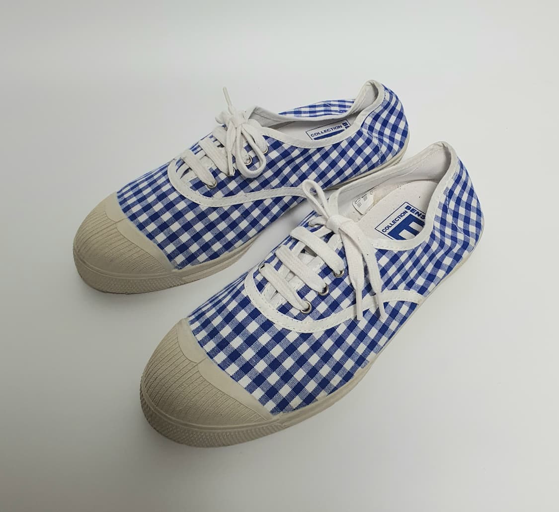 벤시몽 리미티드 체크 레이스업 스니커즈 240~245 상품이미지5