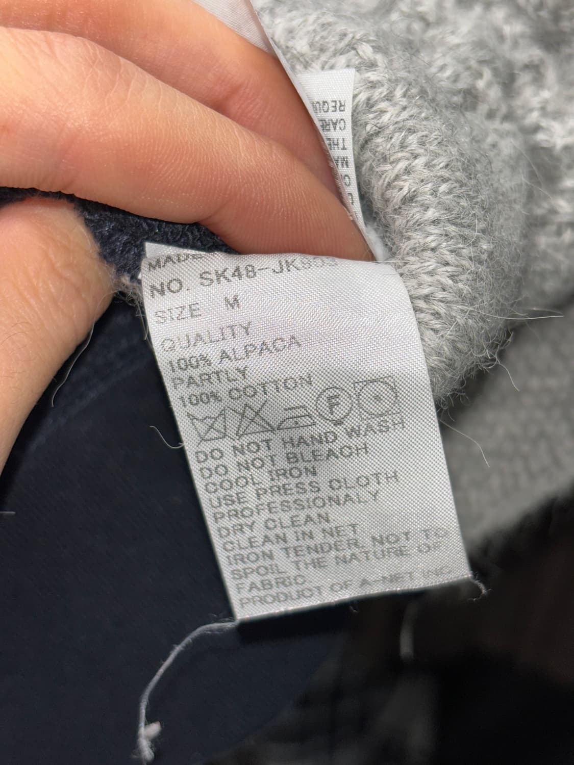 스나오 쿠와하라 니트 스웻셔츠 상품이미지3