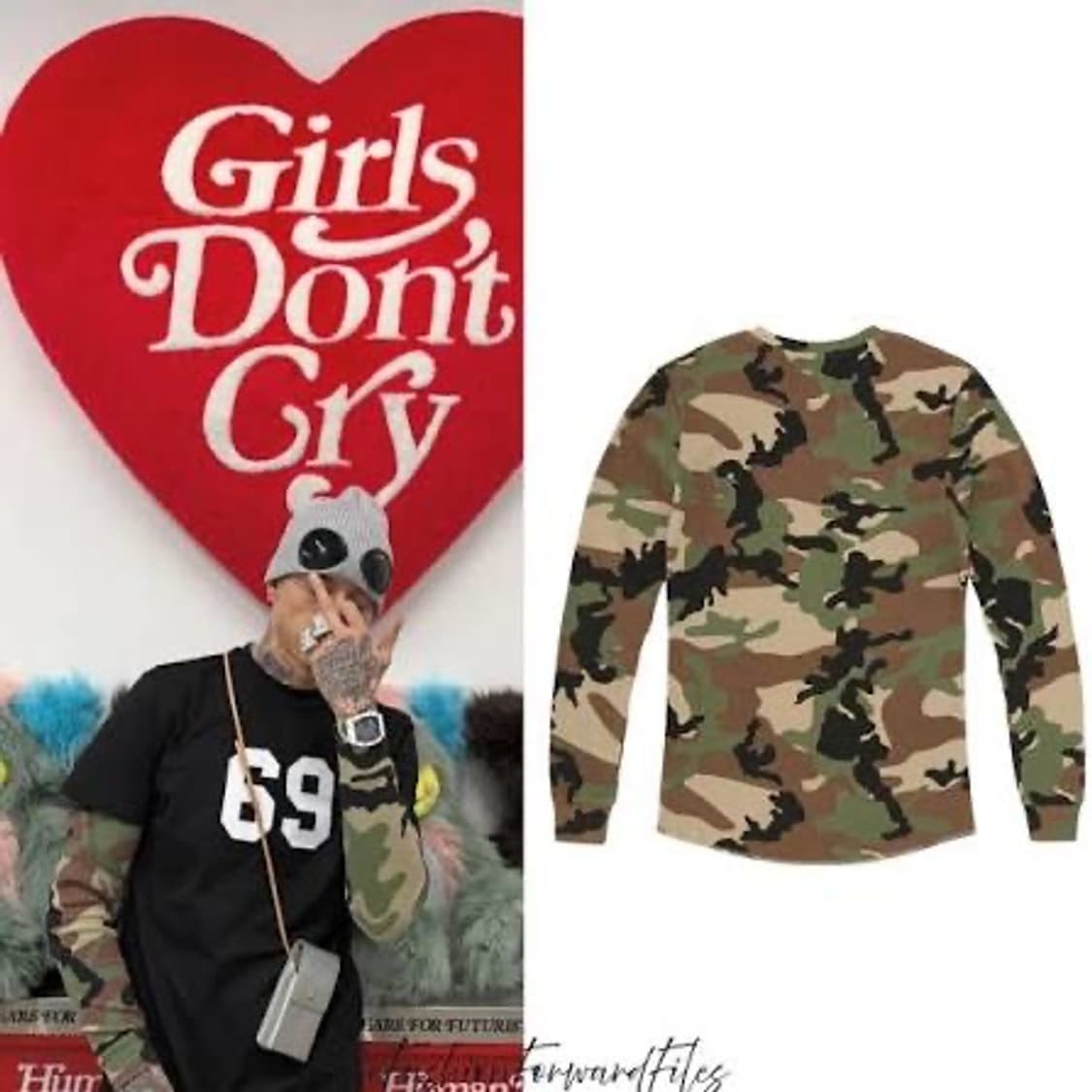 (새상품) 코르테이즈 써멀 카모 롱슬리브 S 상품이미지3