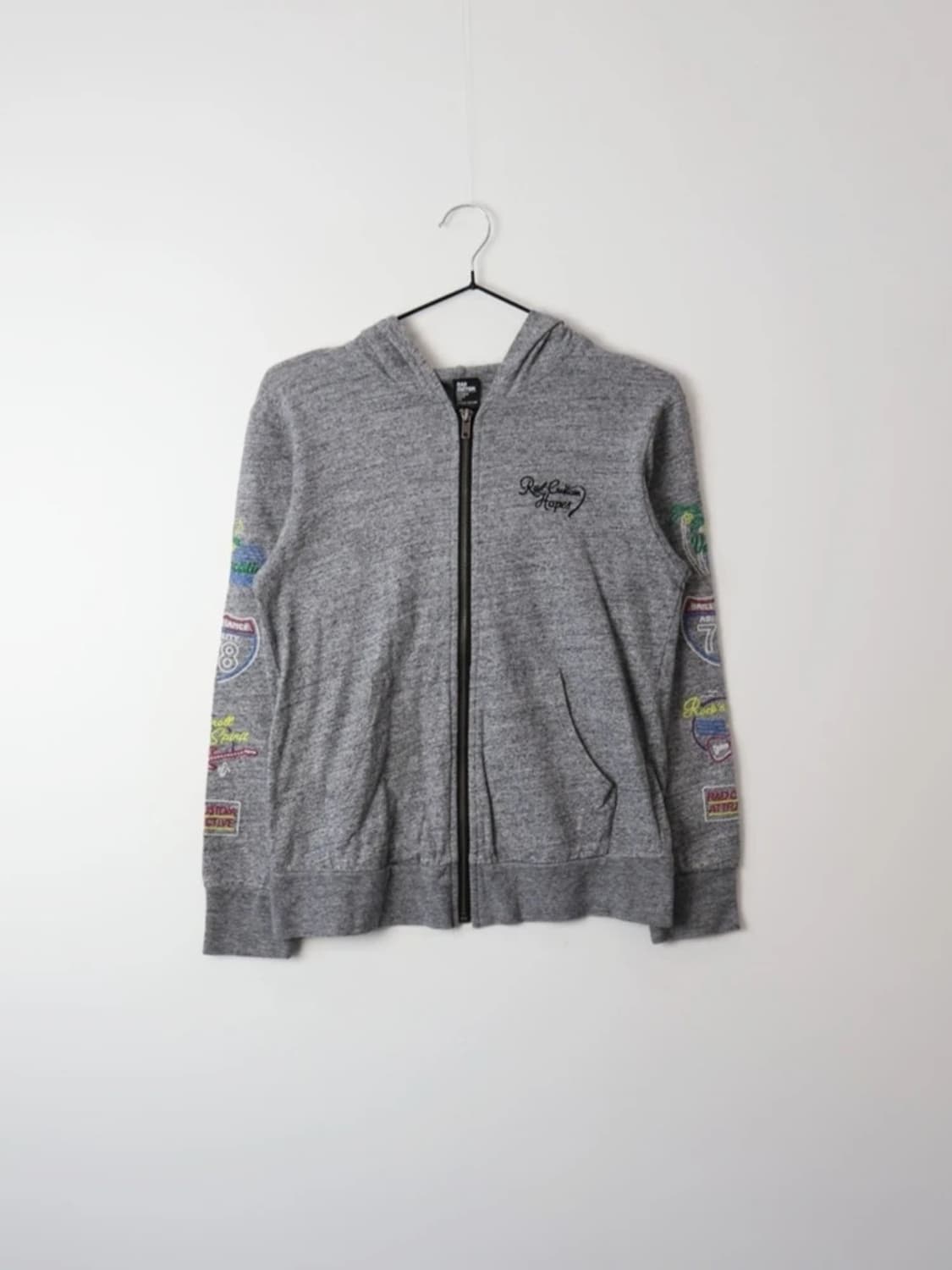 Rad Custom Sleeve Print Zip Hoodie 상품이미지5