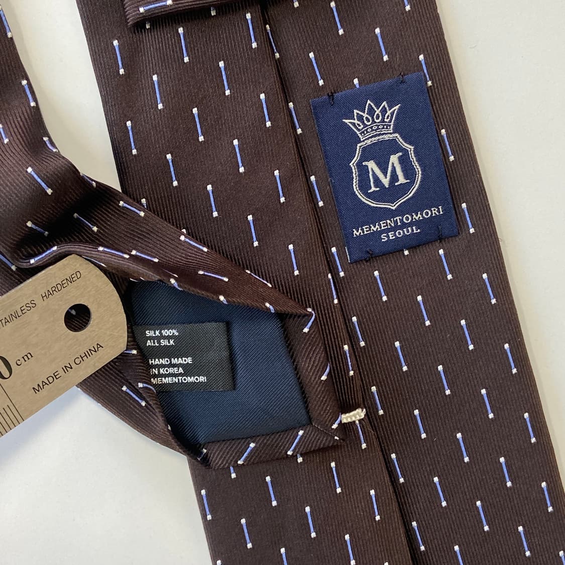 메멘토 모리Memento Mori 정품 명품 넥타이8.4cm 상품이미지7