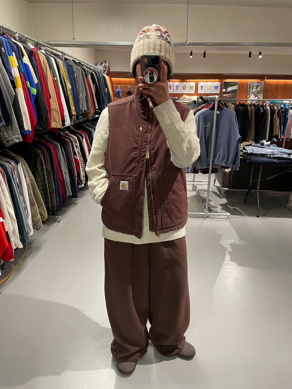 칼하트 WIP 쉐르파 베스트 조끼 상품이미지2