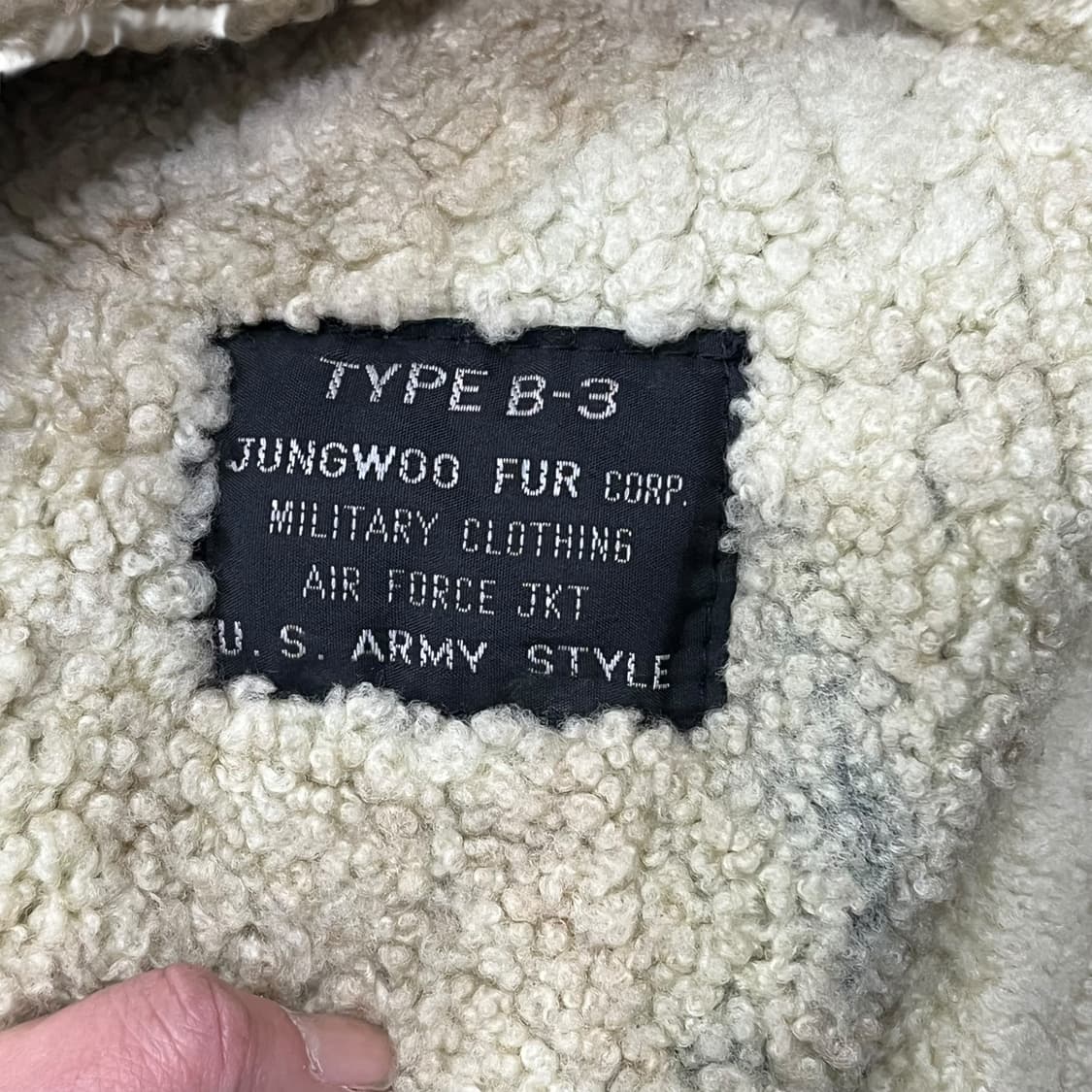 빈티지 B-3 무스탕 자켓 s08662 상품이미지6