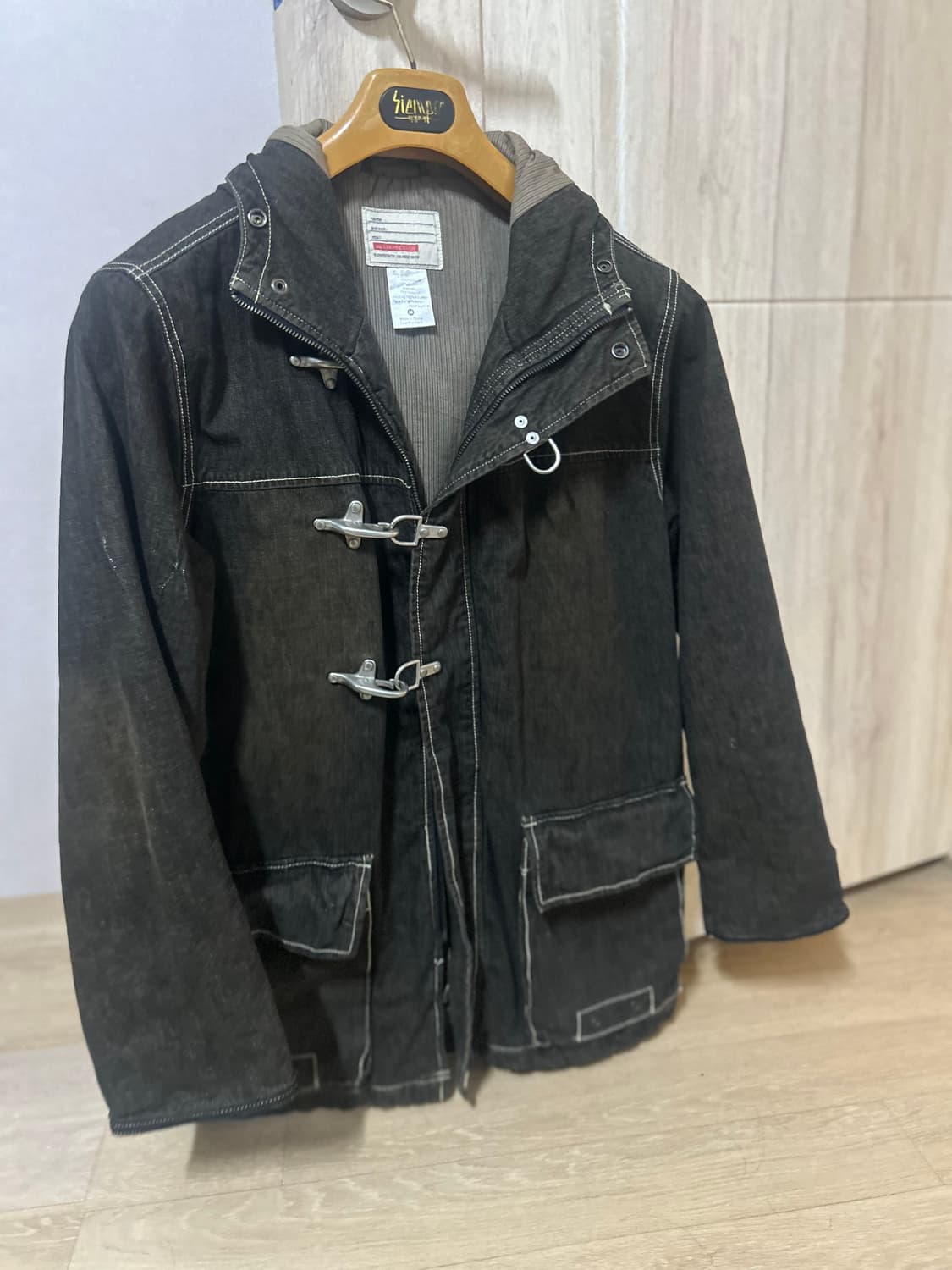 일본 정품 파이어맨 자켓 버클 소방관이 쓰던것 상품이미지2