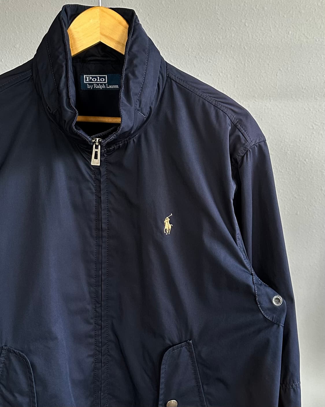 [M-L]폴로 랄프로렌 바라쿠다 폴리쉘 페리 바람막이 자켓 네이비 상품이미지3