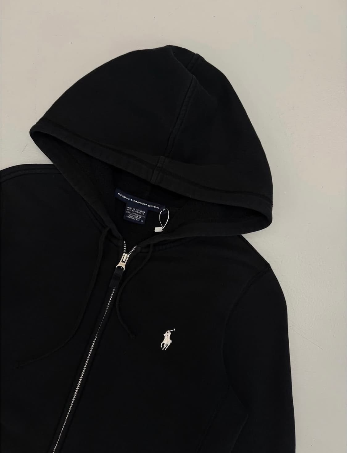 폴로 랄프로렌 후드집업 블랙s 상품이미지2