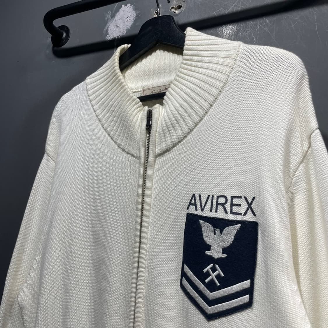 아비렉스 밀리터리 니트집업 상품이미지4