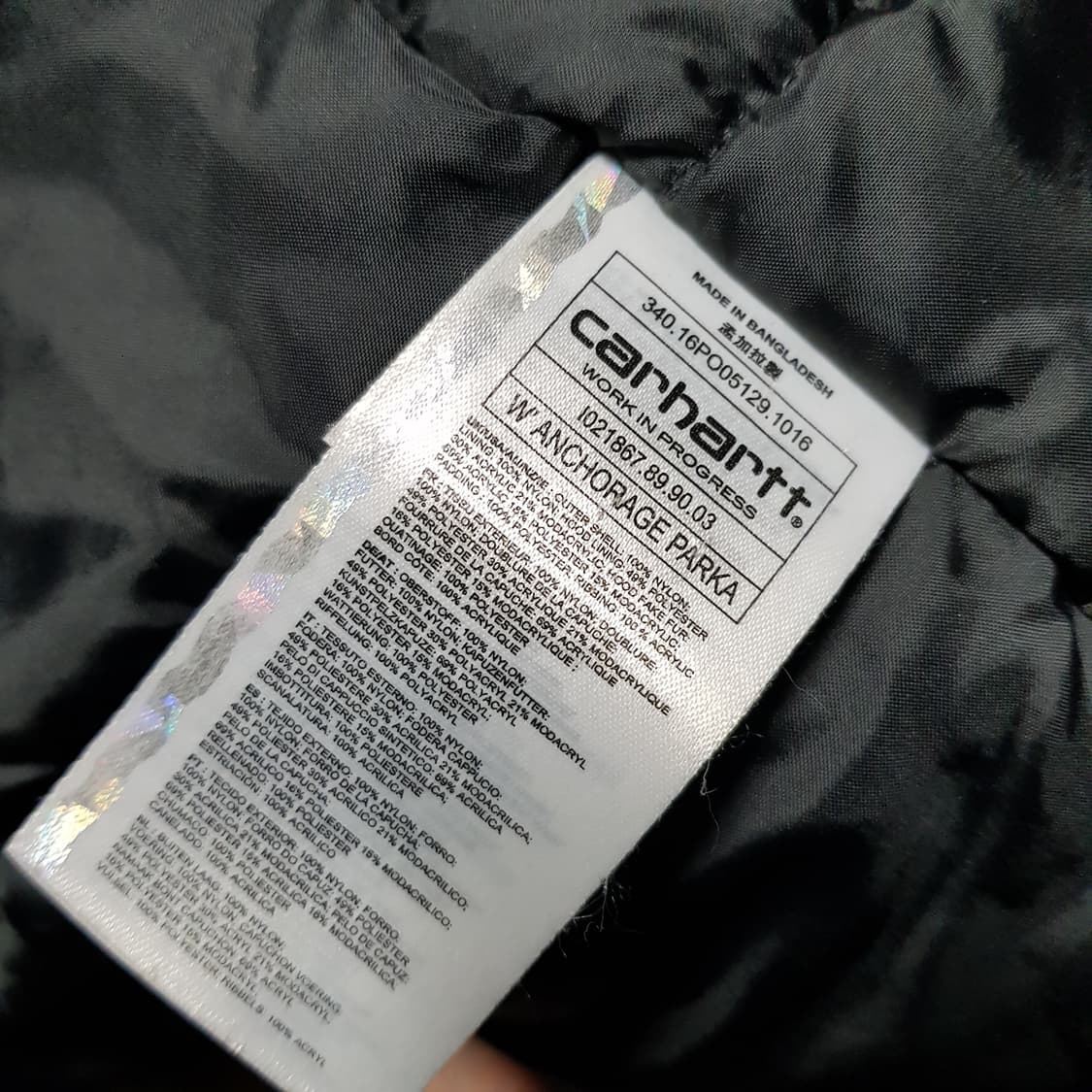 L / 칼하트 겨울 패딩파카 / 남여공용/ 421-라지100 상품이미지4