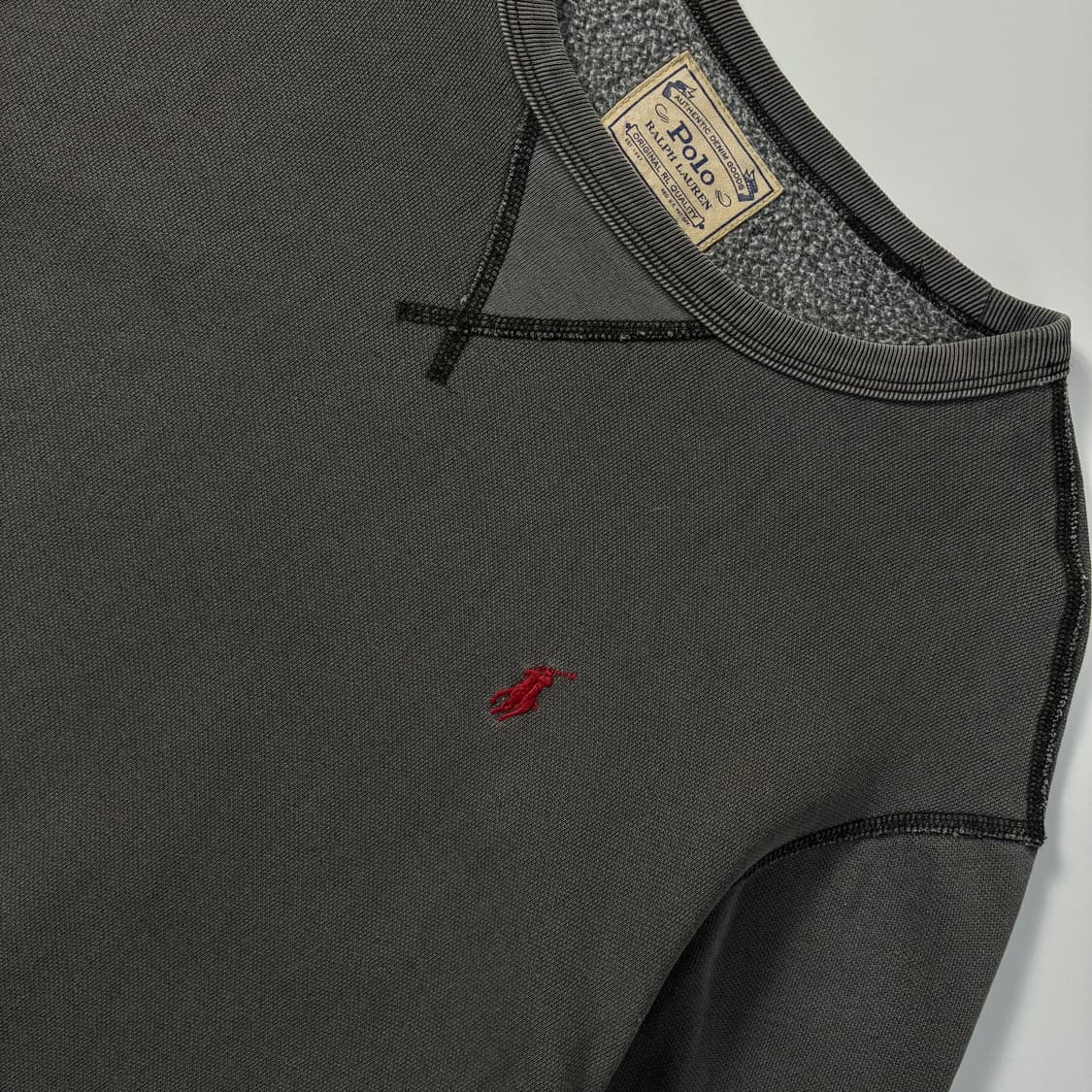 Polo 폴로 랄프로렌 피그먼트 스키치 라운드 맨투맨 상품이미지3