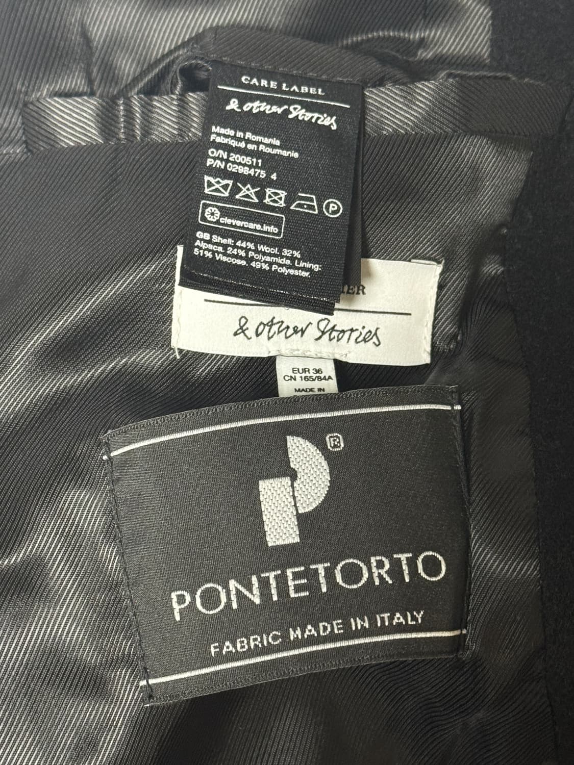 (새상품) 앤아더스토리즈 알파카 블렌드 코트 상품이미지3