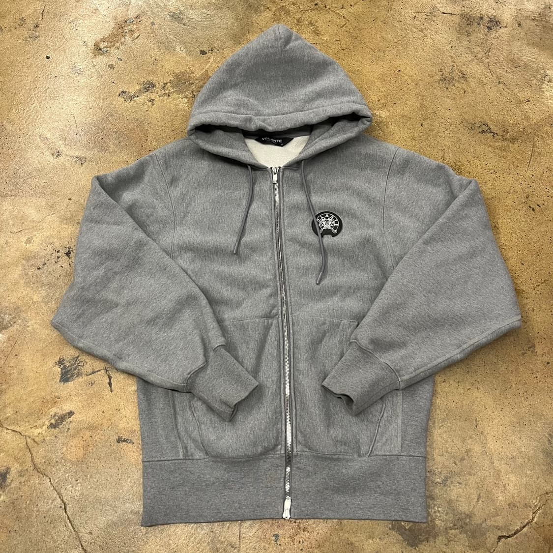 [정품/2] VOLANTE 989gsm 그레이 후드집업 b15 상품이미지2
